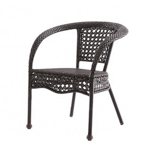 Outdoor cheap plastic rattan weave patio balcony leisure chair hot selling resort acapulco chair