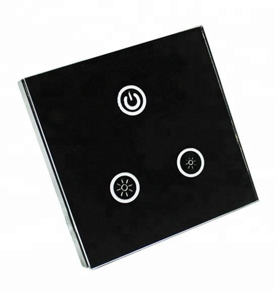 glass smart led touch light switch panel