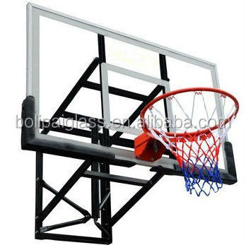 1800x1050mm Wall Mounted Height Adjustable Basketball Backboard