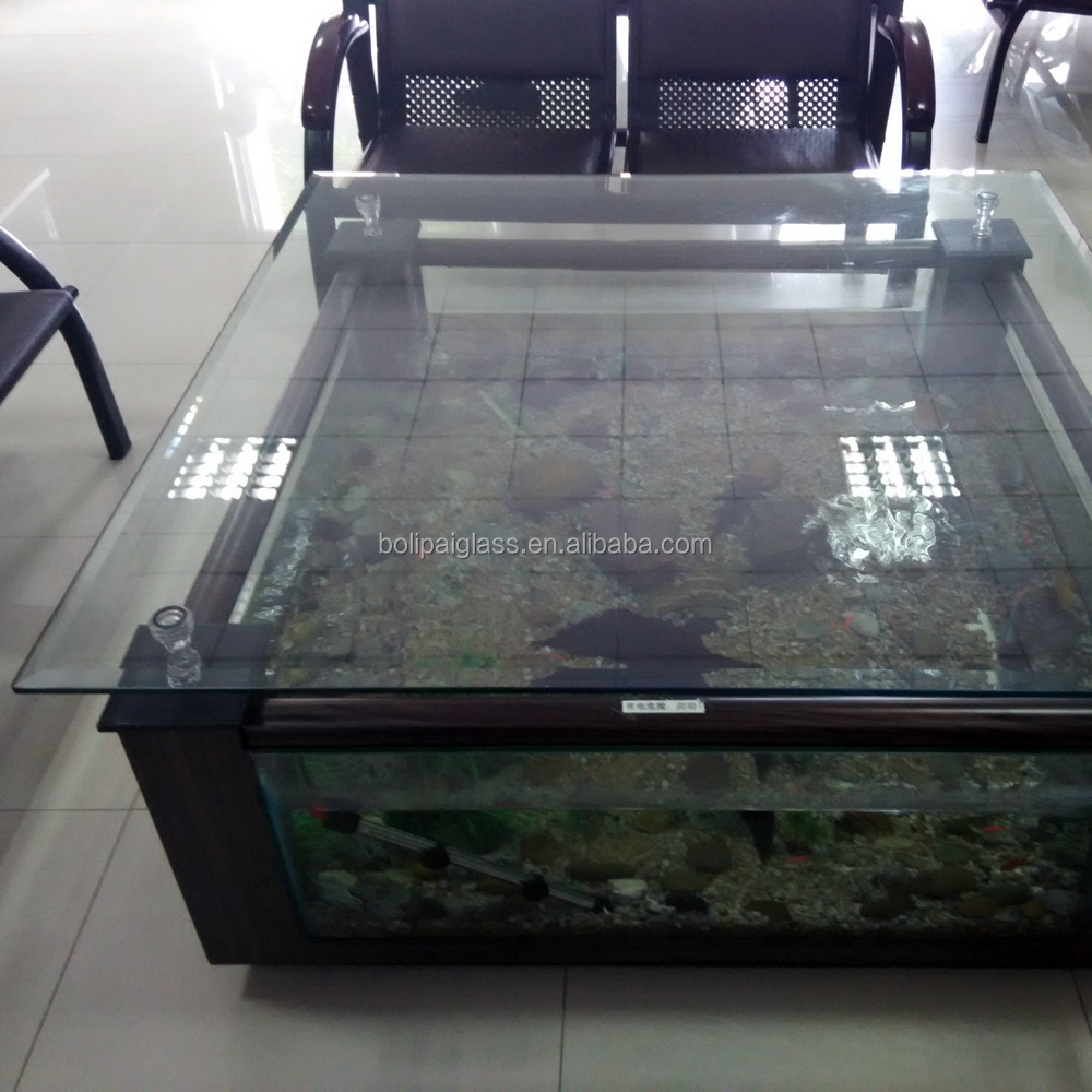 Custom awesome led fish tank coffee table aquarium table for sale