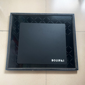 Ready to ship 360x320mm tempered glass mouse pad for gaming mousepad