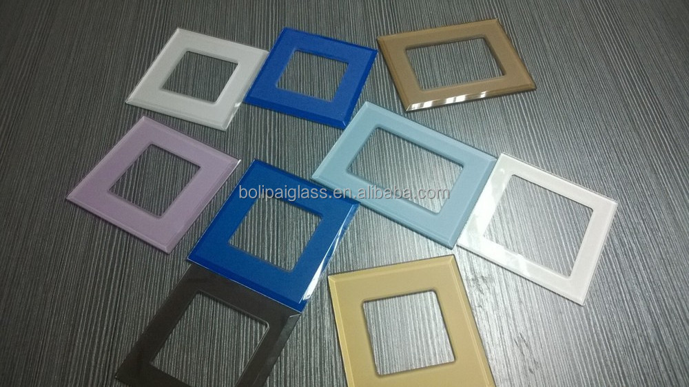 customized socket switch tempered glass cover