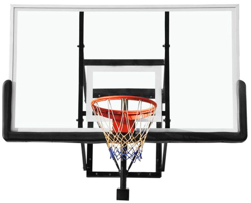 1800x1050mm Wall Mounted Height Adjustable Basketball Backboard