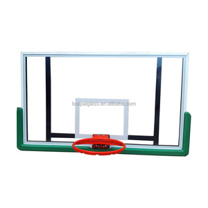 Exporting Top Quality  Durable Backboard for Professional Basketball Court Tempered Glass