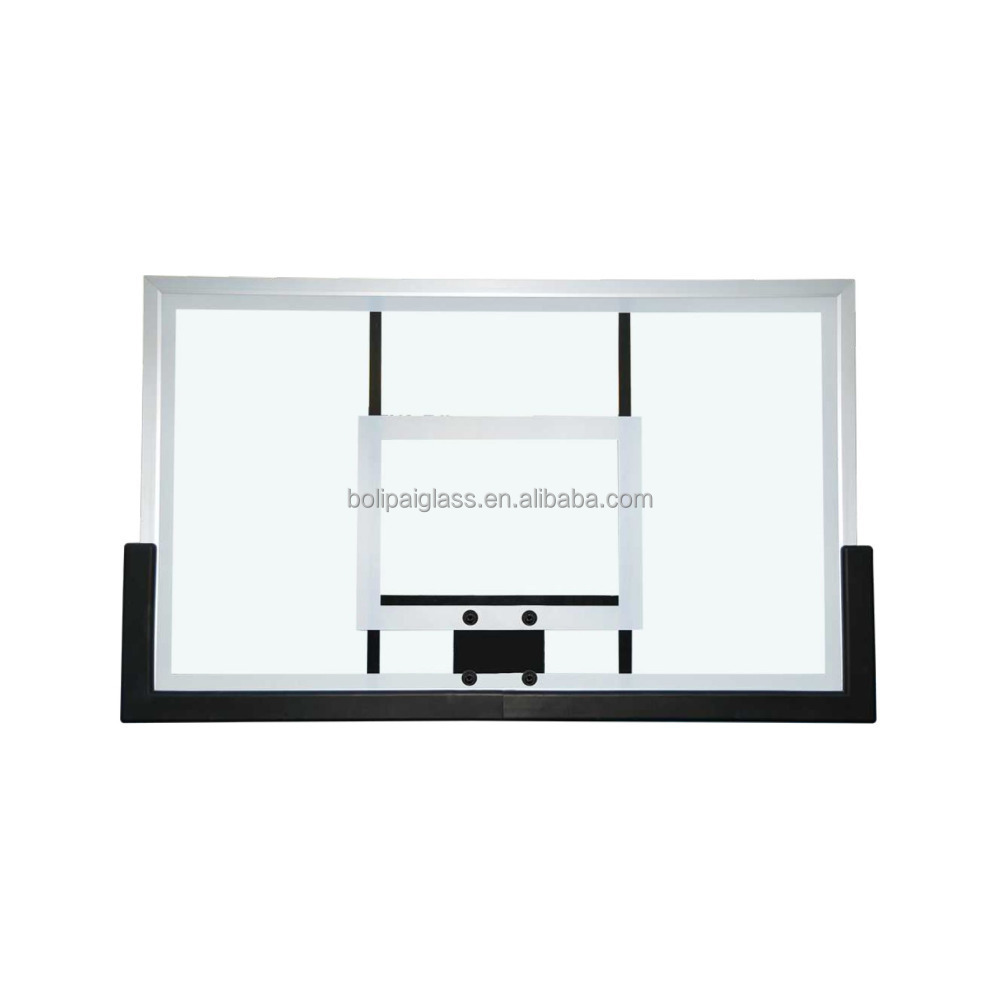 Exporting Top Quality  Durable Backboard for Professional Basketball Court Tempered Glass