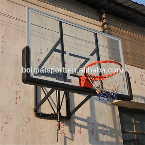 1800x1050mm Wall Mounted Height Adjustable Basketball Backboard