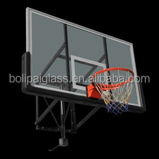 1800x1050mm Wall Mounted Height Adjustable Basketball Backboard