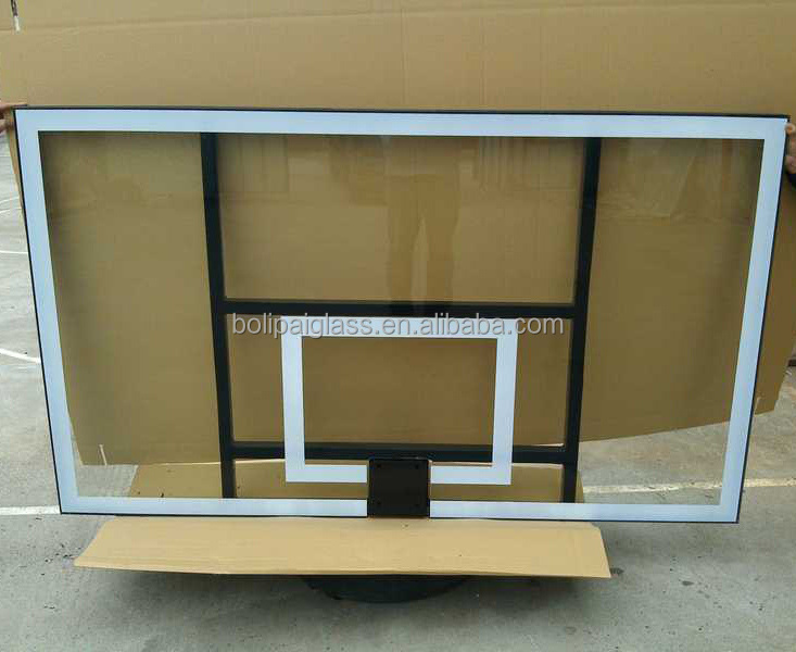 72*42 Standard basketball hoops Fiberglass basketball backboard