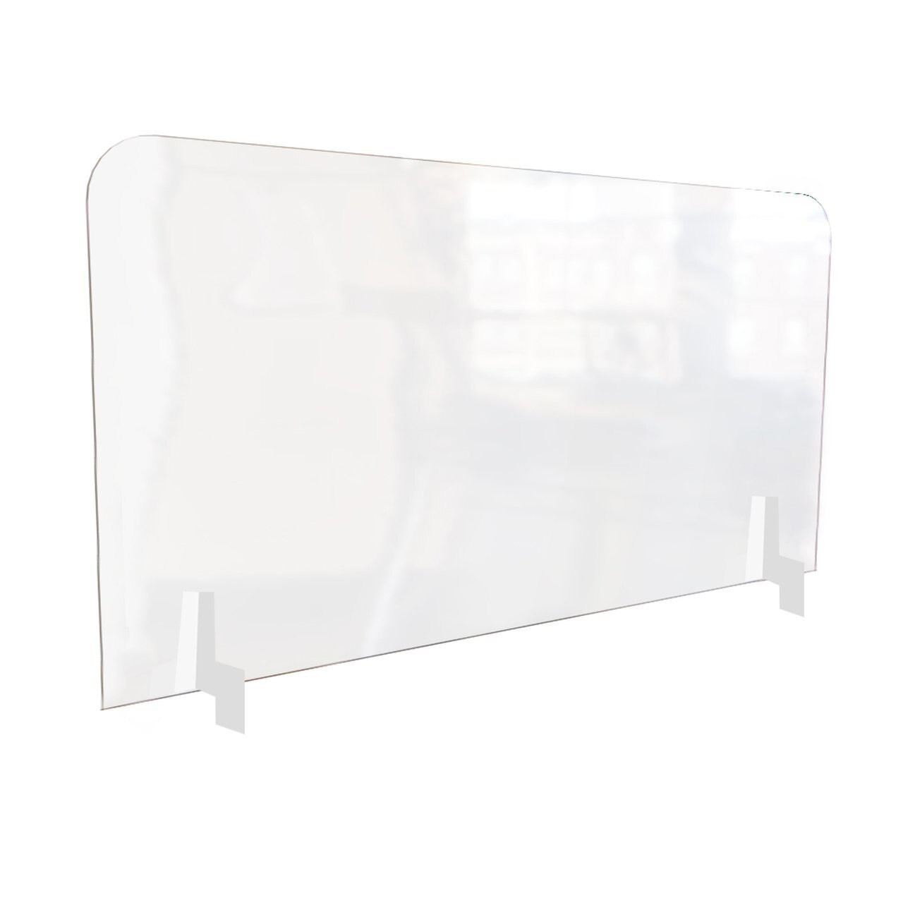 Custom UV digital print movable transparent Booth tempered frosted glass panel divider