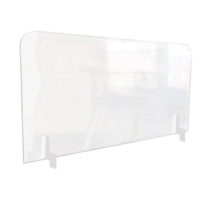 Custom UV digital print movable transparent Booth tempered frosted glass panel divider