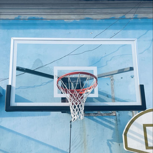 FIBA Approved wall hanging basketball board basketball hoop with PU padding and 450mm basketball rim