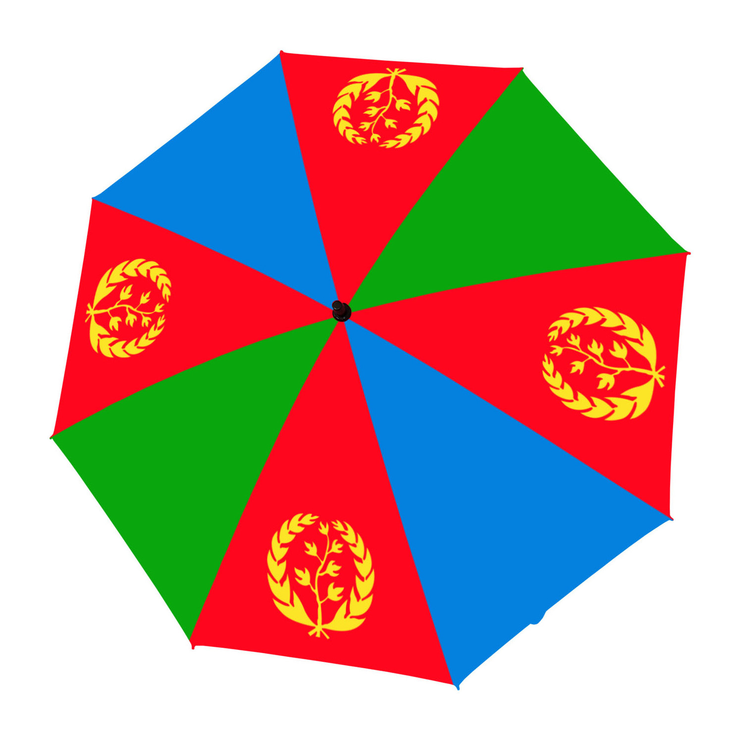 New Design Flag Design Printing High Quality Fast Delivery Ethiopian Flag Umbrella