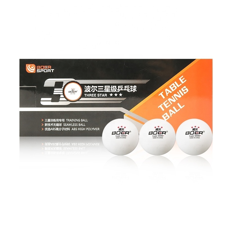 Custom ABS Table Tennis 3 Star Ping Pong Balls