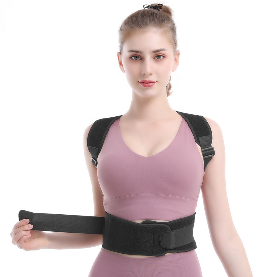 Boer Adjustable Back Support Corrector Posture Full Back Brace Clavicle Support Brace