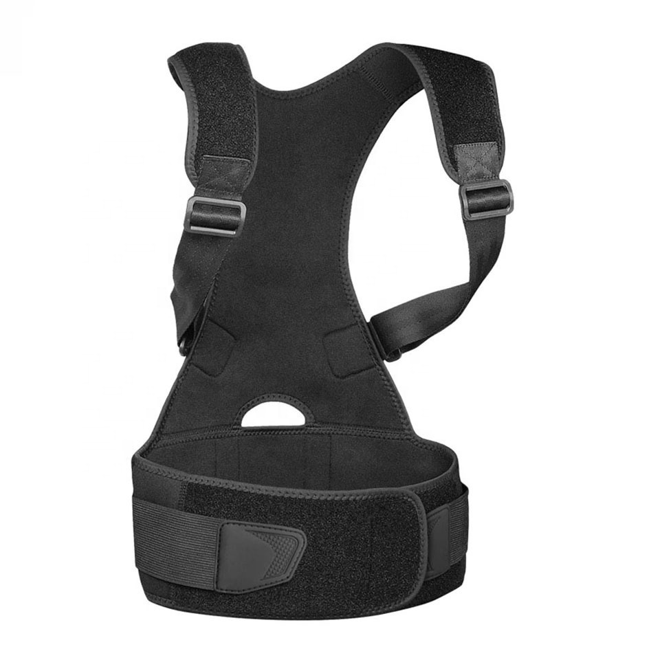 Boer Adjustable Back Support Corrector Posture Full Back Brace Clavicle Support Brace