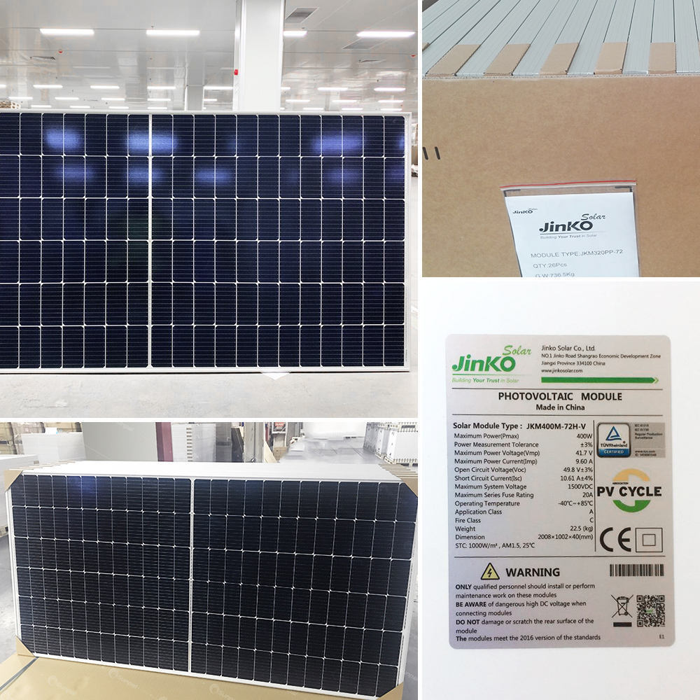 Jinko Tiger Neo N-Type Solar Panels Price 545W 550W 580 Watts 600W 610 Watt Bifacial Solar Panel Monocrystalline