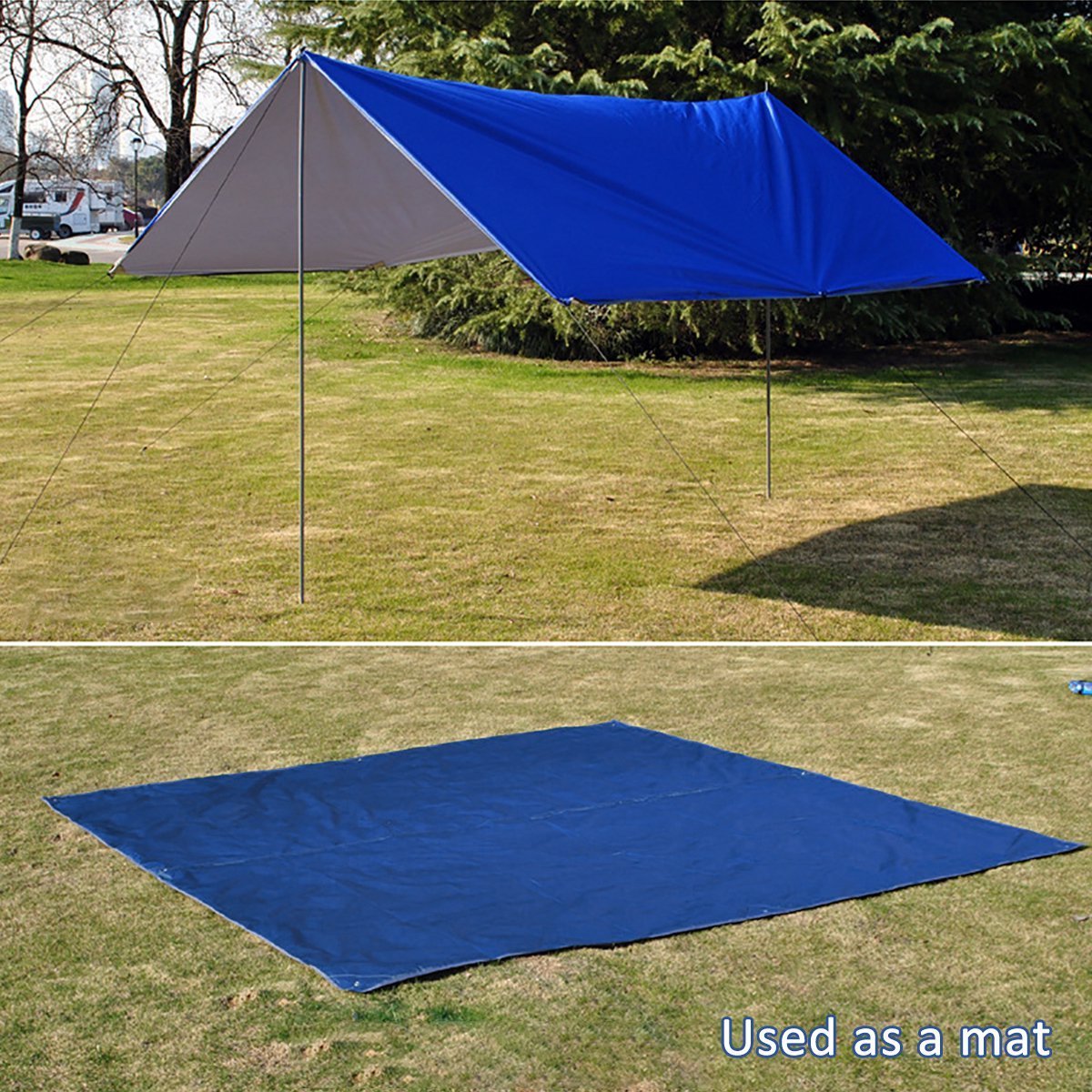 Top Quality 10X10FT Fly Tent Tarp Picnic Mat Camping Tarp Tent and  2 Person Hammock Tarp Tent Manufacturer