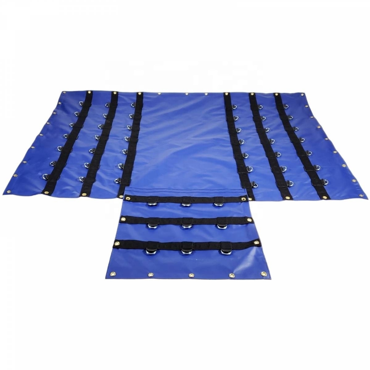 Factory price 6' Drop Lumber Tarps 20' x 27' for Flatbed Trailers Tarp round bale hay tarp to cover wood packing tarpaulin