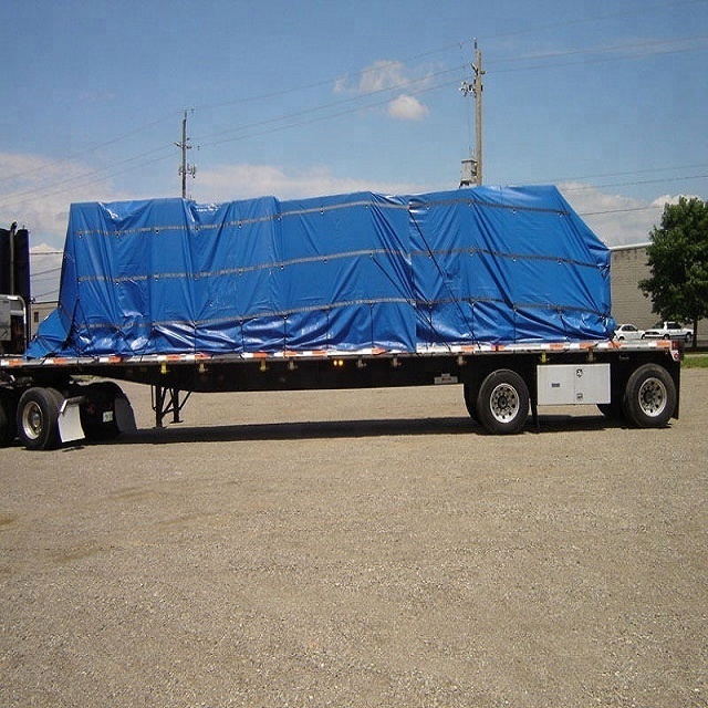 China Cheap Lumber Tarp with Flap for Flatbed Truck and Trailer-6'Drop