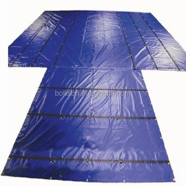 China Cheap Lumber Tarp with Flap for Flatbed Truck and Trailer-6'Drop