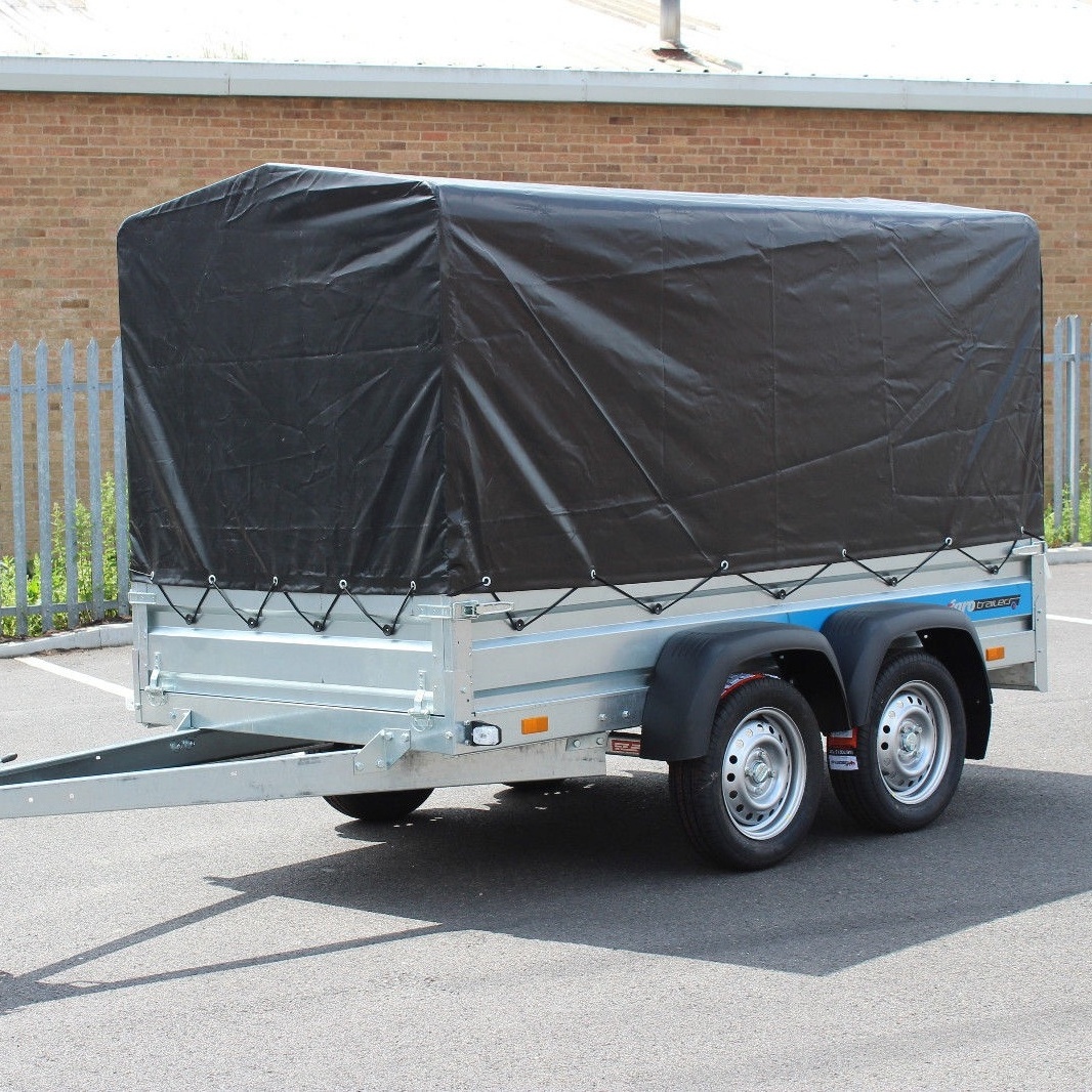 Factory Price Trailer Cage Cover trailer cover Cargo Trailer Cover Tarp with heavy duty pvc tarp customer color and size