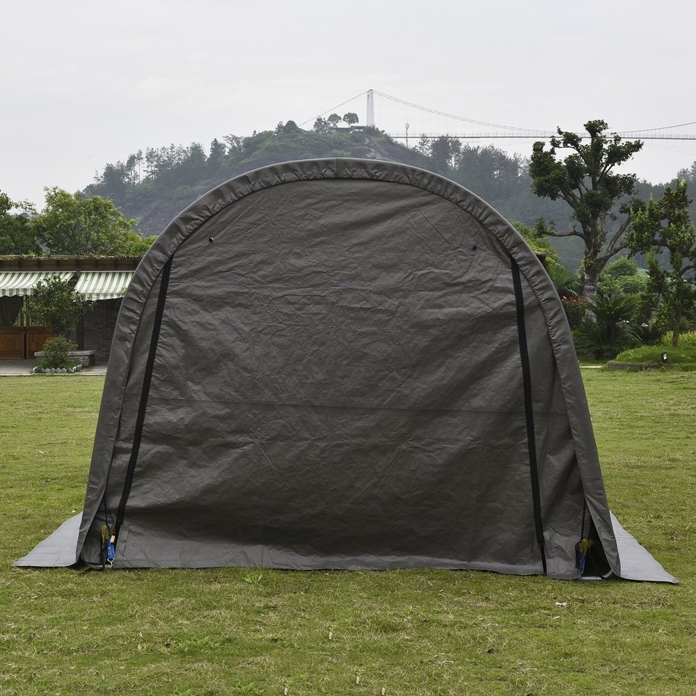 10x20Round Top Auto Plastic Portable Garage Cover Car Shelter Tent and Mobile Storage Shed Carport Tent Manufacturer