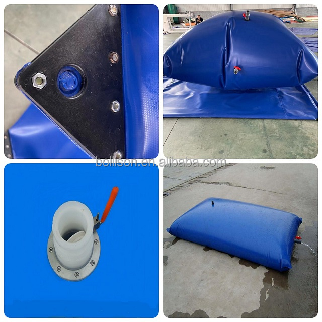 Factory Price 1000L Inflatable Collapsible Flexible Water Storage Bladder Tank for Agriculture Irrigation water bladder