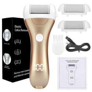 Newest Rechargeable Foot Grinder LCD Display Dead Skin File Waterproof Electric Callus Remover Foot Skin Grinding Shaver