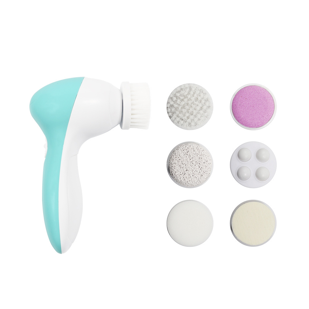 12000r/min 7 Exfoliating Brush Heads Facial Cleansing Brush Face Spin Brush for Gentle Exfoliation and Deep Scrubbing