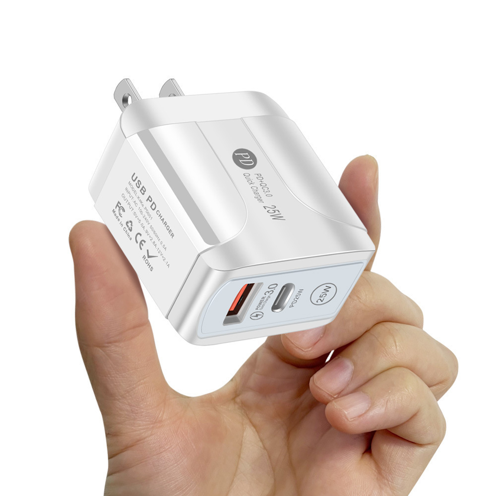 Original Pd 20w Charger For Iphone 15 USBC QC 3.0 Fast Charger EU US Plug Wall Charger A+C For samsung