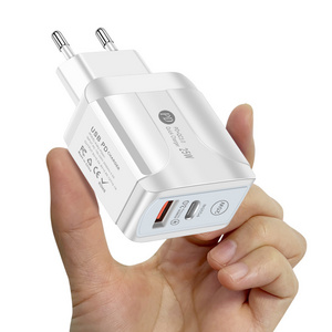 Original Pd 20w Charger For Iphone 15 USBC QC 3.0 Fast Charger EU US Plug Wall Charger A+C For samsung