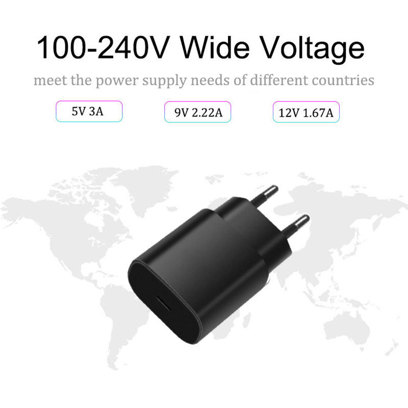 Hot Selling 20W USB-C Wall PD Charger US EU UK 35W Power Travel Adapter with Genuine Box For iPhone Samsung