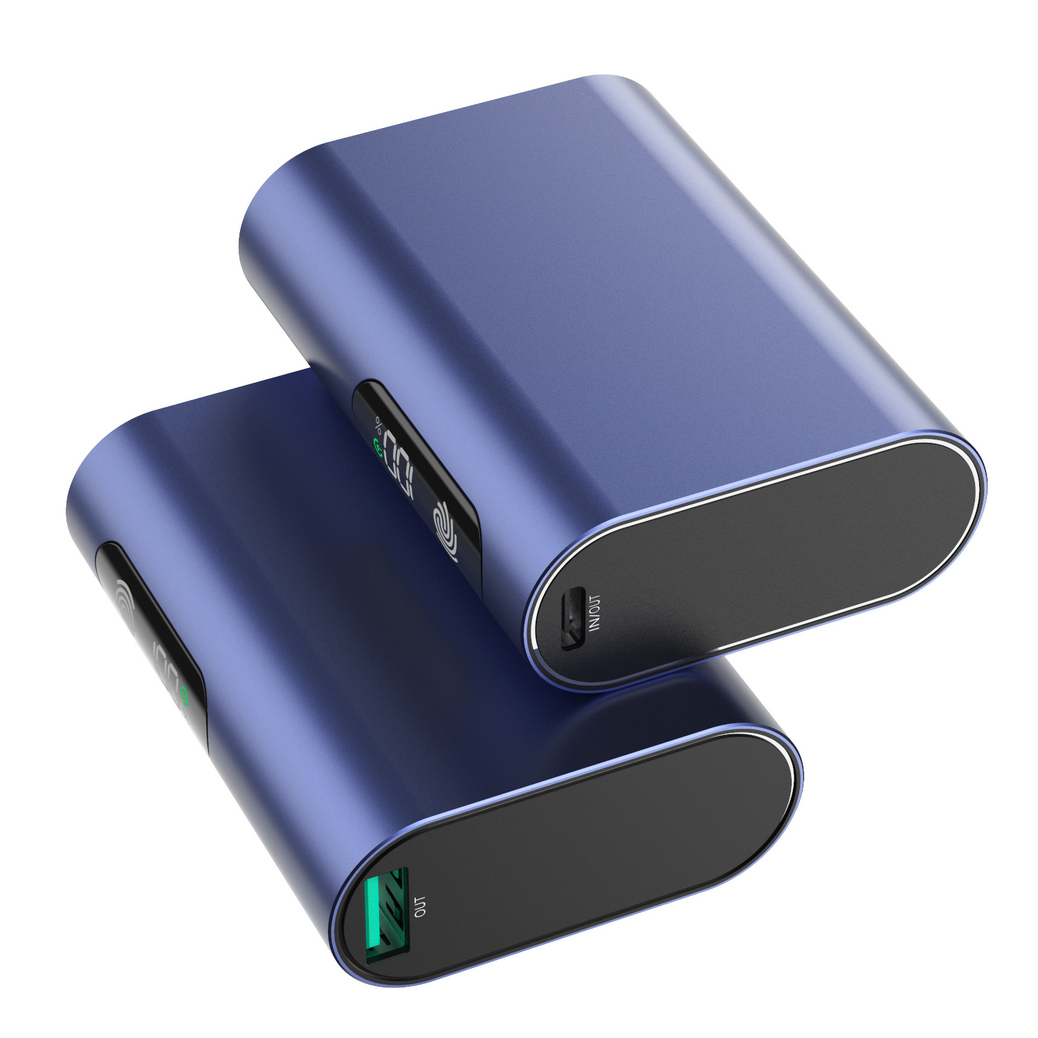 Trending Products 2024 New Arrivals Aluminum Alloy Mini Portable Power Bank 10000mAh