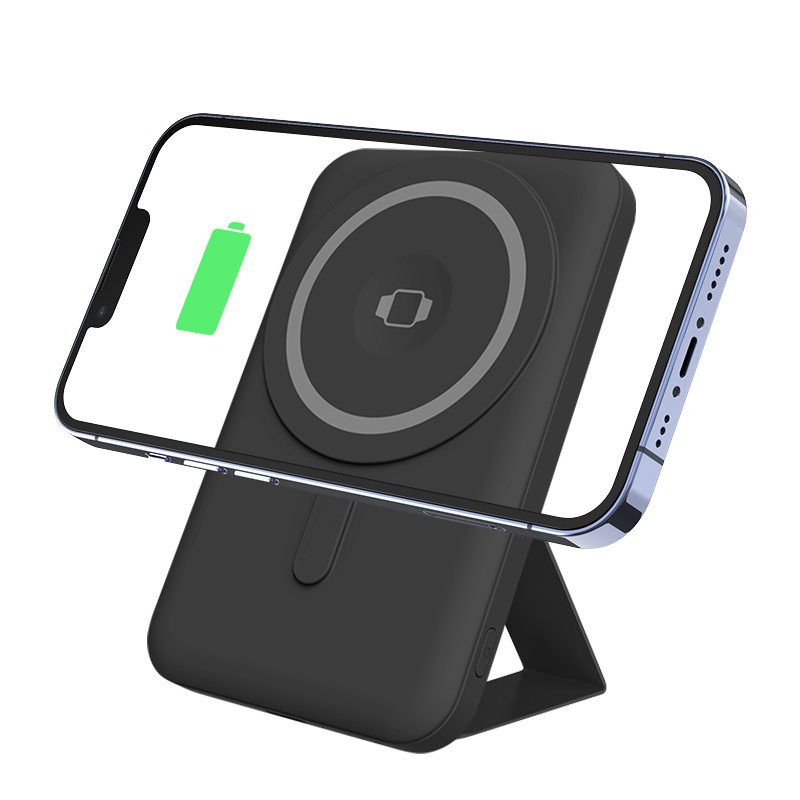 2024 New Products PD 20W 3 In 1 Wireless Charger With Mobile Phone Holder Magnetic Power Bank