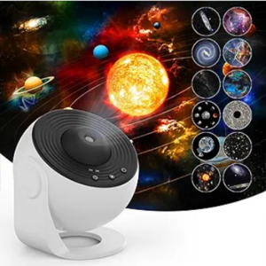 2 in 1 Planetarium starry Galaxy Projector-360 Rotating,Timed star Night Light for Kids,Home Theater,Ceiling,Room Decoration