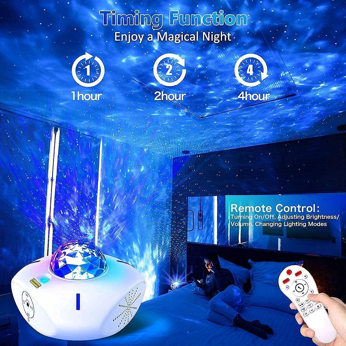 Touch smart led laser star starry projector lamp lights wifi led lighting galaxy kids nebula night light projector for bedroom