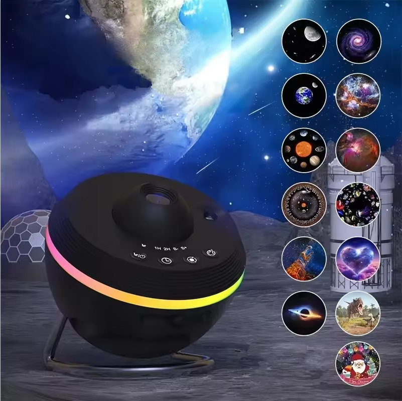 Home Planetarium galaxy Lamp 13 in 1 Ultra Clear Dynamic Meteor Projector Night Light Home Ceiling Theater for Kids