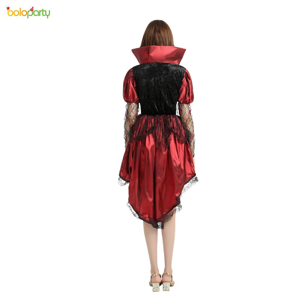 Witch Halloween Costume For Women Vintage Vampire Medieval Carnival Party Vampire Costume