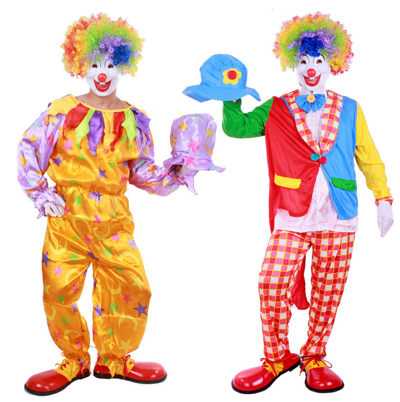 Clown Cosplay costumes Children's party performance costumes clown costumes wholesale for men