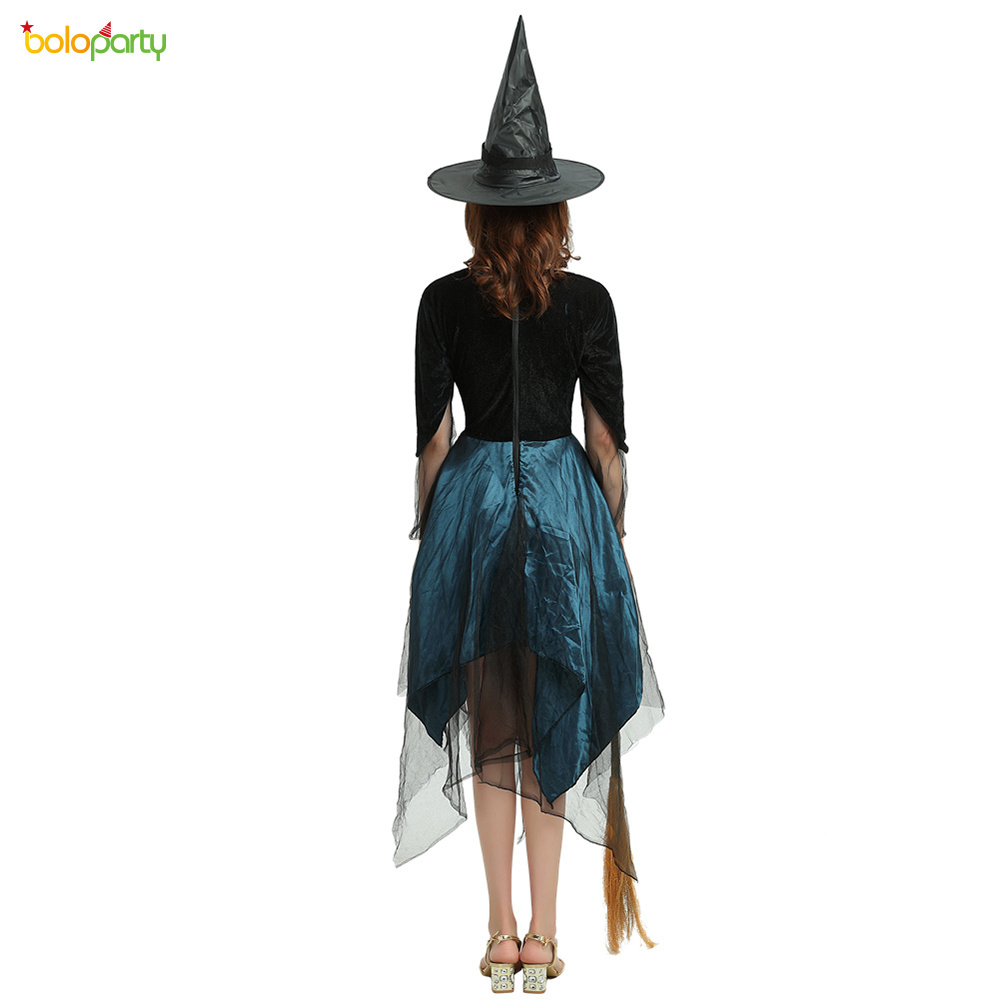 Magical Lady Adult Witch Halloween Costume, Halloween Party Cosplay