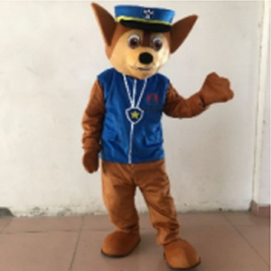 Wholesale Paw cartoon movie character Chase Sky dog mascot costume for sale