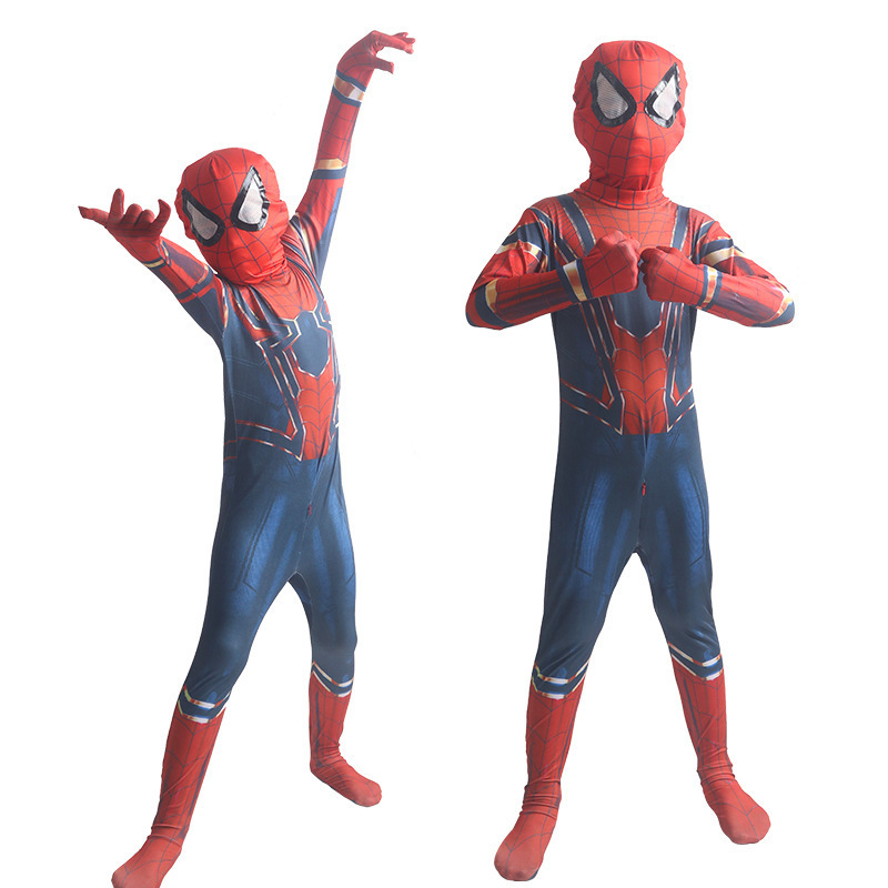 Superhero Spider Man Zentai Suit Spiderman Costume For Kids