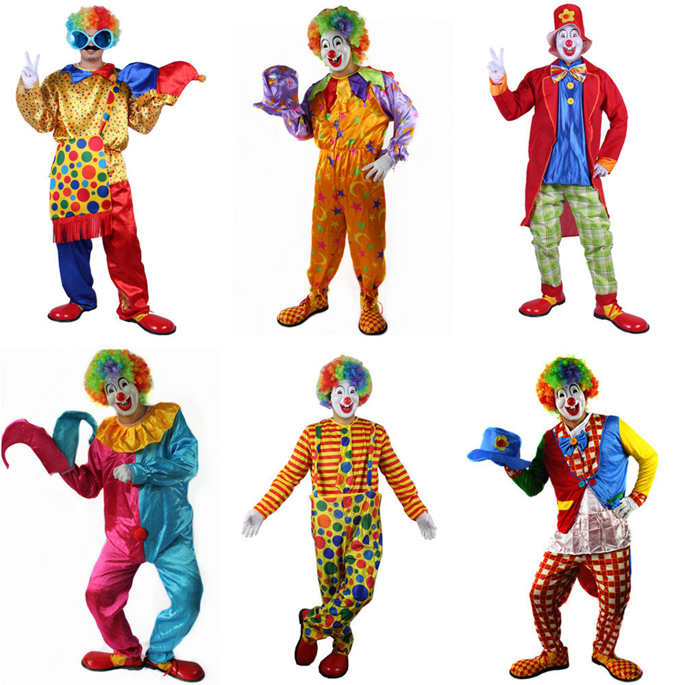 Clown Cosplay costumes Children's party performance costumes clown costumes wholesale for men