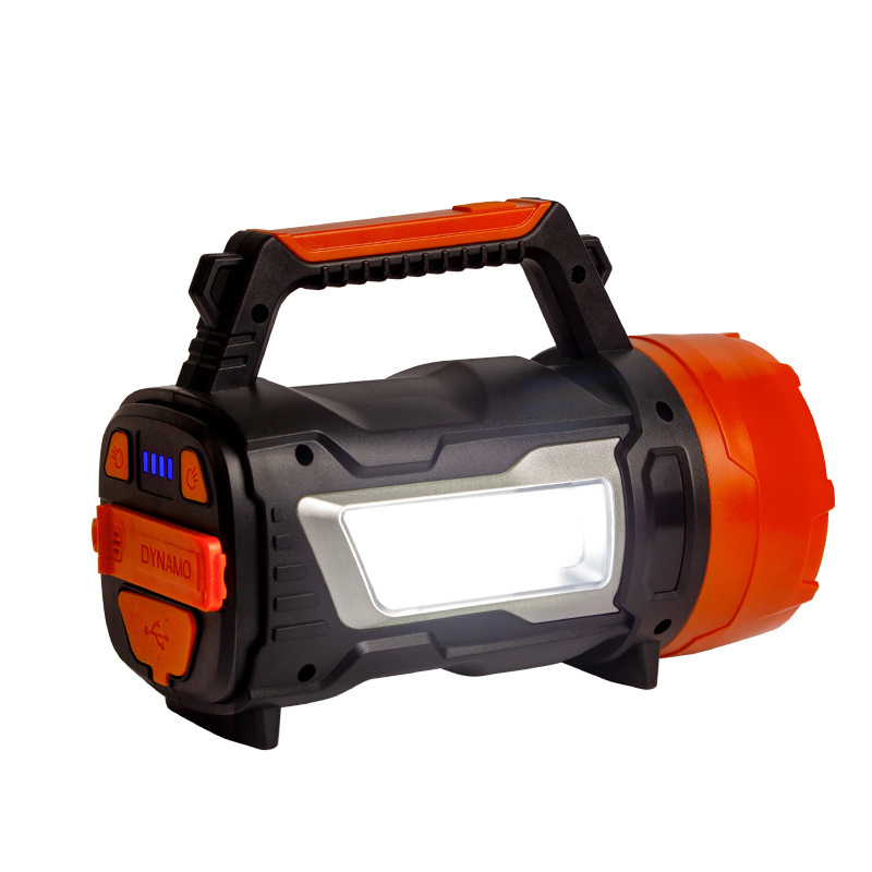 2024 new 3w led rechargeable rescue searchlight 10w outdoor camping light 18560 battery hand searchlight