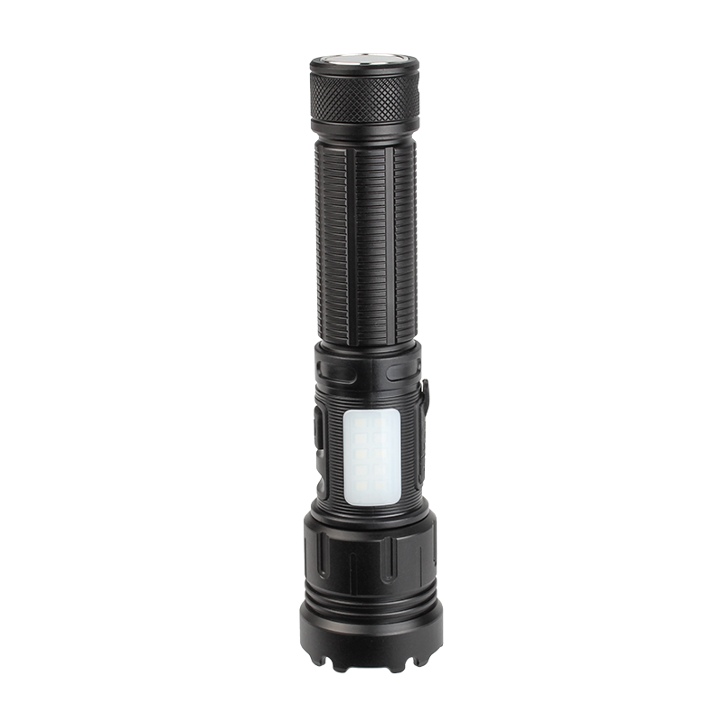 Industrial Waterproof Tactical Handheld Light Type-C Aluminum Alloy ABS 18650 or AAA Battery 1000 Lumen Led Flashlight