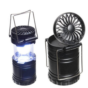 Super Power Portable USB Rechargeable Tent Lamp Solar Fan Camping Led Emergency Light Outdoor