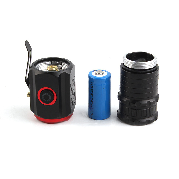 Strong Light Type-c Aluminum Alloy Side With Pen Holder Tail With Magnet Mini Flashlight Led Mini Flashlights