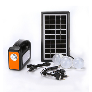 Battery Solar Generator Lighting System Kit Outdoor Camping Hurricane Fishing Power Outage Home Emergency Power Supply