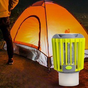 Bug Zapper & LED Camping Lantern & Flashlight 3-in-1Waterproof Rechargeable Mosquito Zapper Portable for Outdoor Lamp