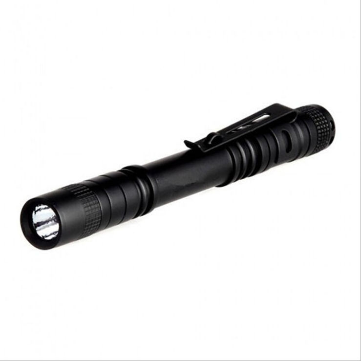 2024 Hot Sale High Power Aluminium Alloy Pen Light Mini Flat Penlight Led Rechargeable Tactical Mini Flashlight